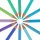 Legami EV0002 Live Colourfully-Set mit 12 Buntstiften-Ocean Palette-Multicolor Ink