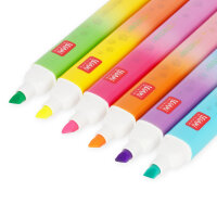 Meow - 6 Doppelspitzen Textmarker - Kitty - Multicolor Ink