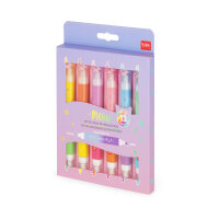 Meow - 6 Doppelspitzen Textmarker - Kitty - Multicolor Ink