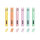 Legami MH0004 Teddys Style-Set mit 6 Mini Textmarkern-Teddy Bear-Multicolor Ink