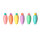 Legami HC0001 Carrate Team-Set mit 6 Mini Textmarkern-Carrot