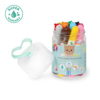 Legami TDM0001 Teddy Friends-Set mit 12 Filzstiften-Teddy Bear