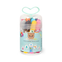 Legami TDM0001 Teddy Friends-Set mit 12 Filzstiften-Teddy Bear