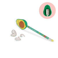 Legami PSAVO0001 Lets Avocuddle-Anspitzermit Radiergummi-Avocado