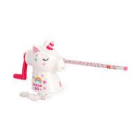 Legami US0001 Dream Big-Anspitzer mit Handkurbel-Unicorn