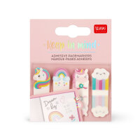 Legami SKN0001 Keep In Mind-Klebeseitenmarkierer-Unicorn