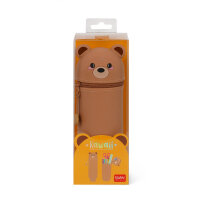 Legami KA0011 Kawaii-2-In-1 Silikon Federmäppchen-Teddy Bear