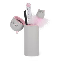Legami KA0016 Kawaii-2-In-1 Silikon Federmäppchen-Kitty
