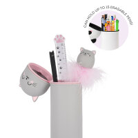 Legami KA0016 Kawaii-2-In-1 Silikon Federmäppchen-Kitty