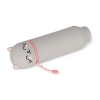 Legami KA0016 Kawaii-2-In-1 Silikon Federmäppchen-Kitty