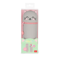 Legami KA0016 Kawaii-2-In-1 Silikon Federmäppchen-Kitty