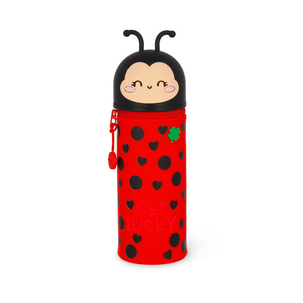 Legami KA0024 Kawaii-2-In-1 Silikon Federmäppchen-Ladybug