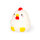 Legami SQIF0009 Stress Less-Antistress-Spielzeug-Hen