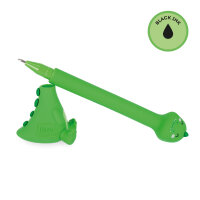 Legami STG0002 Stand-Ink Ovation-Kugelschreiber miit Standfuß-Dino-1 mm-Black Ink