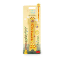 Legami STG0003 Stand-Ink Ovation-Kugelschreiber miit Standfuß-Giraffe-1 mm-Blue Ink