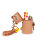 Legami MKAW0002 Mini Kawaii-Münztasche mit Schlüsselanhänger-Teddy Bear