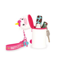 Legami MKAW0003 Mini Kawaii-Münztasche mit Schlüsselanhänger-Unicorn
