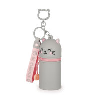 Legami MKAW0004 Mini Kawaii-Münztasche mit Schlüsselanhänger-Kitty