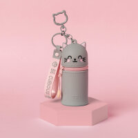 Legami MKAW0004 Mini Kawaii-Münztasche mit Schlüsselanhänger-Kitty