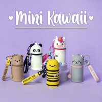Legami MKAW0004 Mini Kawaii-Münztasche mit Schlüsselanhänger-Kitty