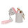 Legami MKAW0004 Mini Kawaii-Münztasche mit Schlüsselanhänger-Kitty