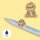 Legami CPP0020 Lovely Friends-Gel Stift mit Tierdeko-Sloth-0,5 mm-Blue Ink