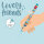 Legami CPP0025 Lovely Friends-Gel Stift mit Tierdeko-Llama-0,5 mm-Sky Blue Ink
