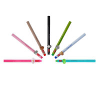 Legami CPP0006 Lovely Friends-Gel Stift mit Tierdeko-Unicorn-0,5 mm-Neon Pink Ink