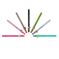 Legami CPP0007 Lovely Friends-Gel Stift mit Tierdeko-Dino-0,5 mm-Neon Green Ink