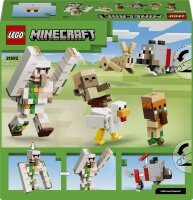 LEGO® Minecraft™ 21592 Angriff des Hühnerreiters in der Wüste