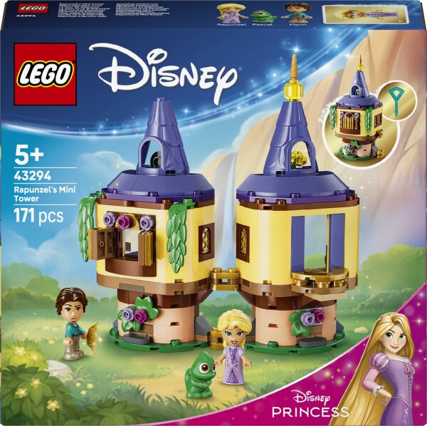LEGO® DisneyPrinzessin 43294 Rapunzels Mini-Turm Belle und Tiana mit ihrem Schloss