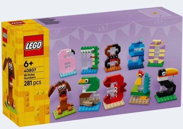 LEGO® Iconic 40807 Geburtstagszahlen