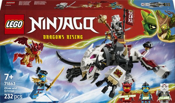 LEGO® Ninjago® 71863 Zilvar auf seinem Drachentier Grimtak