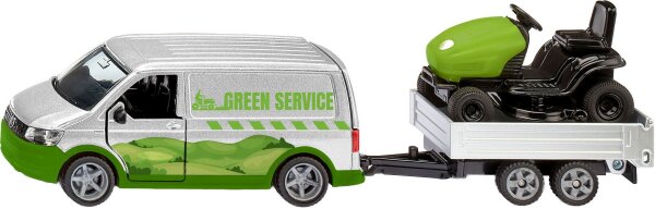 SIKU 2005 VW T6 mit Rasentraktor