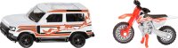 SIKU 1114 Land Rover Defender mit KTM Motorrad