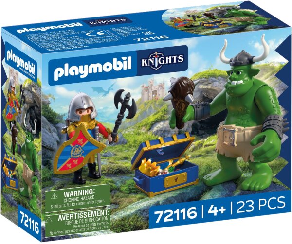Playmobil® Knights 72116 Troll mit Löwenritterschatz