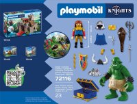 Playmobil® Knights 72116 Troll mit Löwenritterschatz