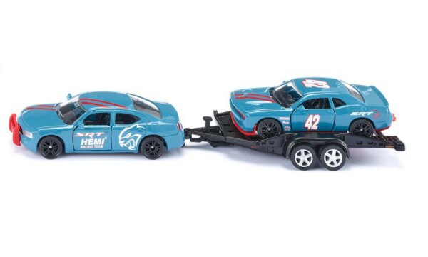 SIKU 2565 Dodge Charger mit Dodge Challenger SRT Racing 1:55