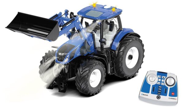 SIKU 6798 New Holland T7.315 mit Frontlader und Bluetooth-Fernsteuermodul 1:32
