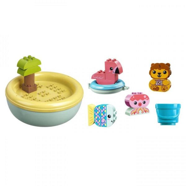 LEGO® DUPLO® 10966 Badewannenspaß: Schwimmende Tierinsel