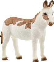 schleich® FarmWorld 13961 Amerikanischer Esel, gefleckt