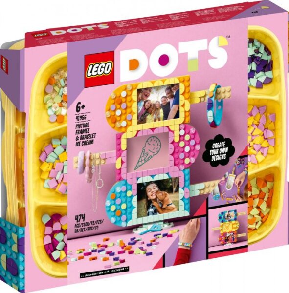 LEGO® DOTS 41956 Eiscreme Bilderrahmen & Armband